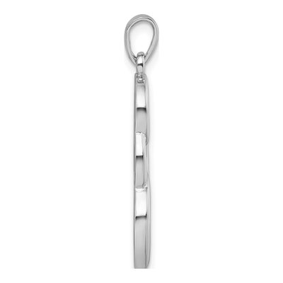 Sterling Silver Triple Circle Pendant – view 3