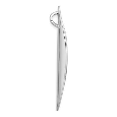 Sterling Silver Oval Slide Pendant – view 3