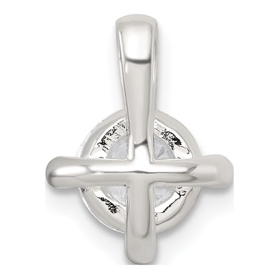Sterling Silver CZ Slide Pendant – view 4