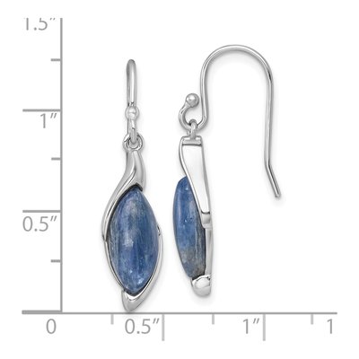 Sterling Silver Kyanite Dangle Earrings – view 4