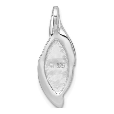 Sterling Silver Kyanite Marquise Slide Pendant – view 4