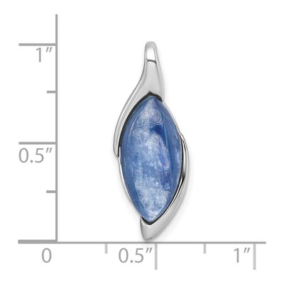 Sterling Silver Kyanite Marquise Slide Pendant – view 5