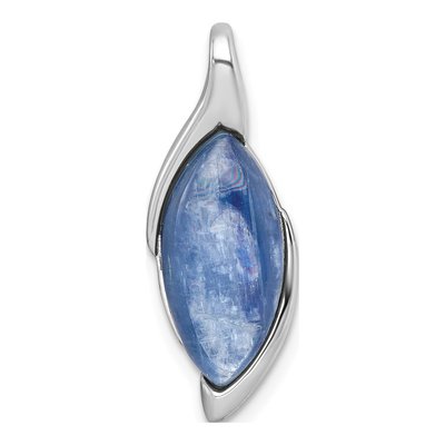 Sterling Silver Kyanite Marquise Slide Pendant