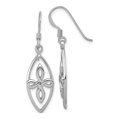 Sterling Silver Celtic Knot Dangle Earrings