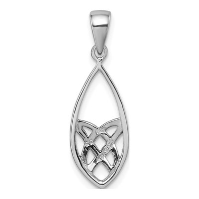 Sterling Silver Celtic Design Pendant – view 4