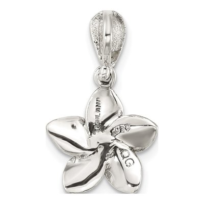 Sterling Silver Freshwater Cultured Pearl Marcasite Flower Pendant – view 3