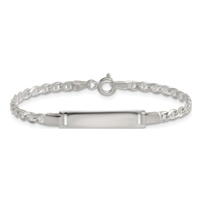 Sterling Silver Kids' ID Bracelet – view 4