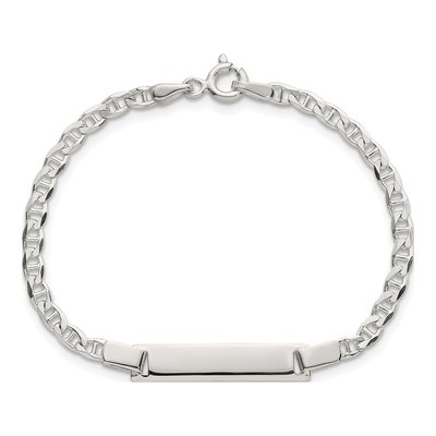 Sterling Silver Kids' ID Bracelet – view 5