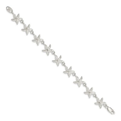 Sterling Silver Starfish Bracelet – view 3