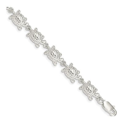 Sterling Silver Turtles Bracelet