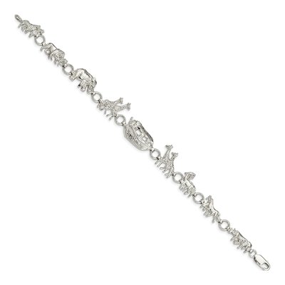 Sterling Silver Noah's Ark Bracelet – view 4