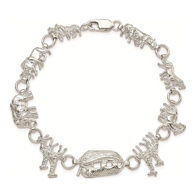 Sterling Silver Noah's Ark Bracelet – view 5