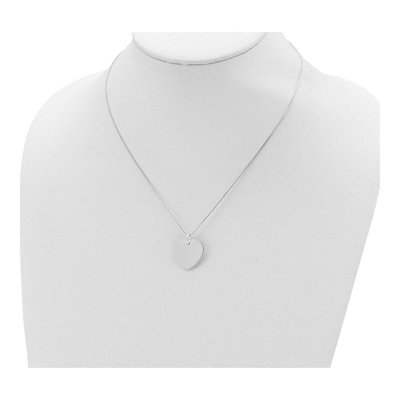 Sterling Silver Heart Pendant Necklace – view 5