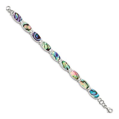 Sterling Silver Abalone Bracelet – view 2