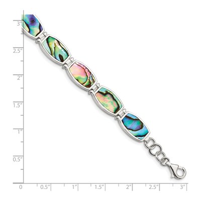 Sterling Silver Abalone Bracelet – view 3