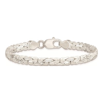 Sterling Silver Byzantine Bracelet – view 4