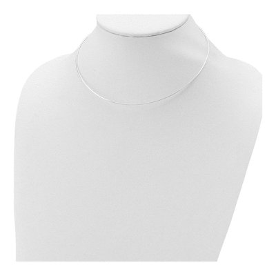 Sterling Silver Omega Neckwire Necklace – view 5