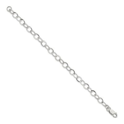 Sterling Silver Fancy Link Charm Bracelet – view 3