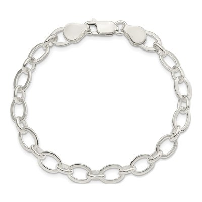 Sterling Silver Fancy Link Bracelet – view 2