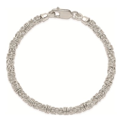 Sterling Silver Fancy Link Bracelet – view 4