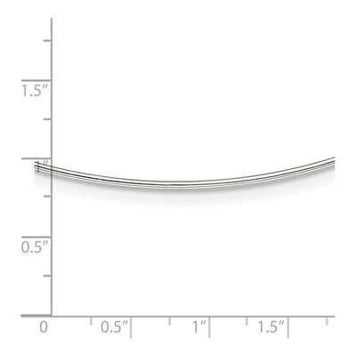Sterling Silver Omega Neck Wire Necklace – view 6