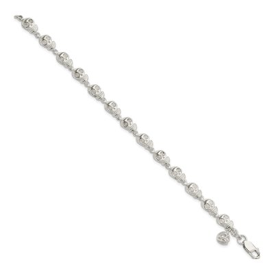 Sterling Silver Skull Bracelet – view 2