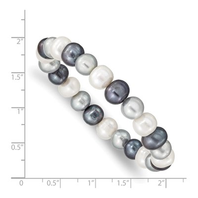 Platinum Freshwater Cultured Pearl Bracelet – view 3