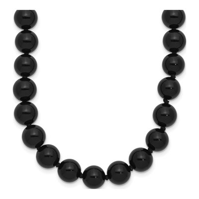 Sterling Silver Agate Beaded Necklace