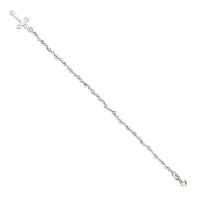 Sterling Silver Rosary Bracelet – view 3