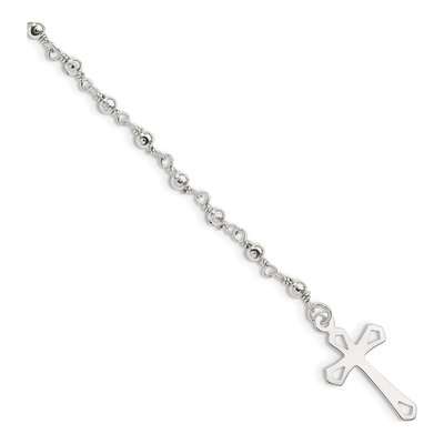 Sterling Silver Rosary Bracelet