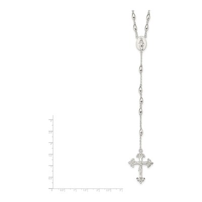 Sterling Silver Rosary Necklace – view 3