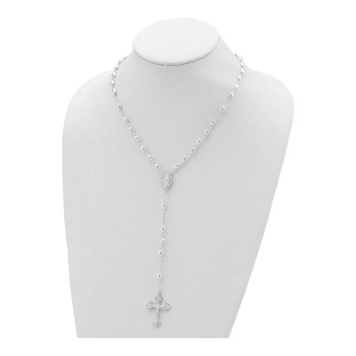 Sterling Silver Rosary Necklace – view 5