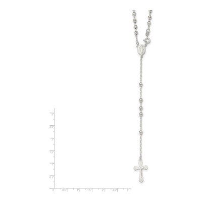 Sterling Silver Rosary Necklace – view 3