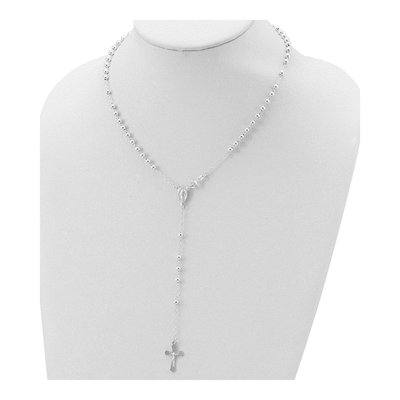 Sterling Silver Rosary Necklace – view 5