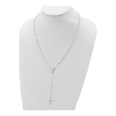 Sterling Silver Rosary Necklace – view 5