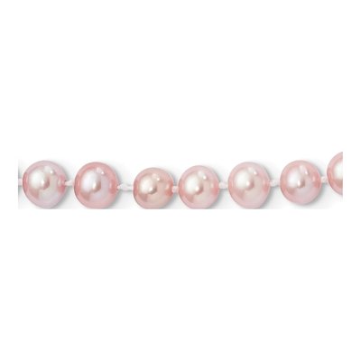 Sterling Silver Purple Freshwater Cultured Pearl Necklace