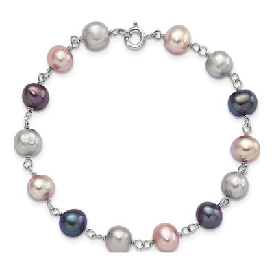 Freshwater Pearl Necklace, Bracelet & Earring Set – view 7