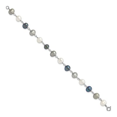 Sterling Silver Freshwater Pearl Necklace Set – view 7