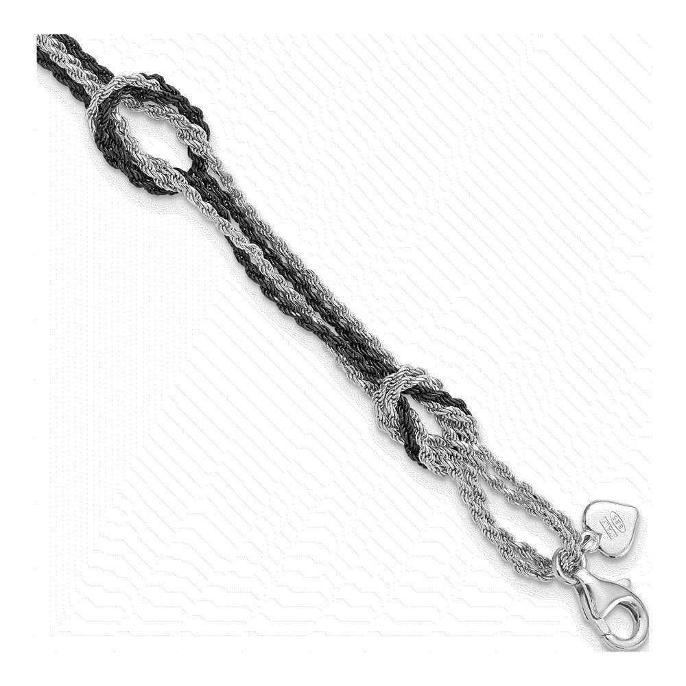 Sterling Silver Fancy Knot Bracelet