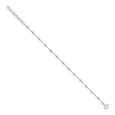 Sterling Silver Beaded Bracelet – view 3