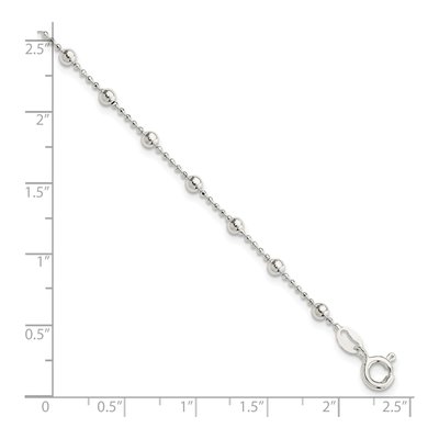 Sterling Silver Beaded Bracelet – view 5