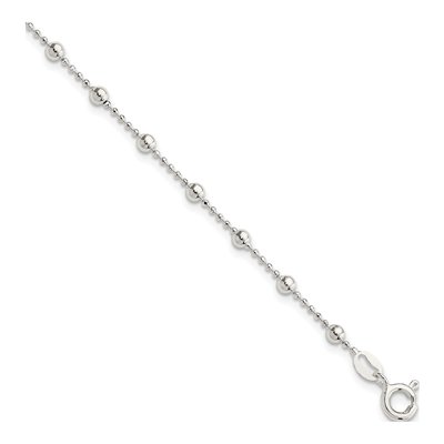Sterling Silver Beaded Bracelet