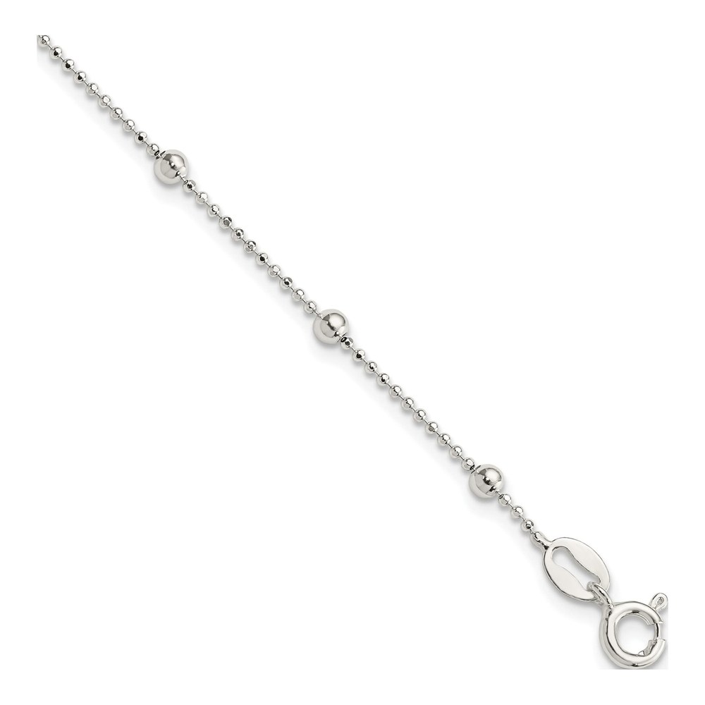 Sterling Silver Beaded Bracelet