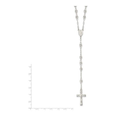 Sterling Silver Rosary Necklace – view 5