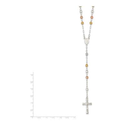 Sterling Silver Rosary Necklace – view 5