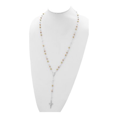 Sterling Silver Rosary Necklace – view 6
