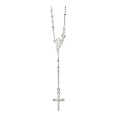 Sterling Silver Crucifix Pendant Necklace
