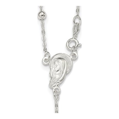 Sterling Silver Crucifix Pendant Necklace – view 4