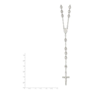Sterling Silver Rosary Necklace – view 4