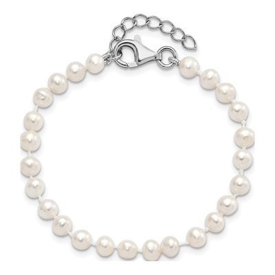 Girls' Sterling Silver Freshwater Pearl Jewelry Set – view 8